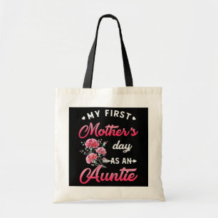 Bolso De Tela Tía Mi Primer Día de la Madre Como Una Tía De F