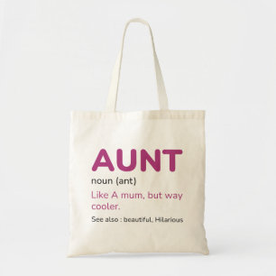 Bolso De Tela tía Noun