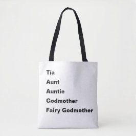 Bolso De Tela Tía tía Godmother Themed de Tia