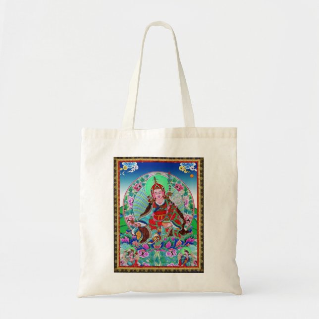 Bolso De Tela Tibetano Thangka Padmasambhava (Frente)