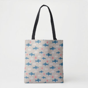 Bolso De Tela Tiburón