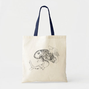 Bolso De Tela Tiburón de la motivación