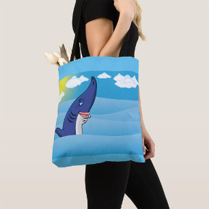 Bolso De Tela Tiburón En El Océano