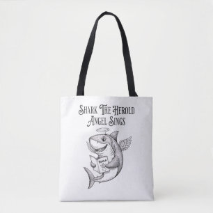 Bolso De Tela Tiburón Peculiar Divertido El Ángel Harold Canta N
