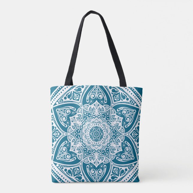 Bolso De Tela Tidepool Mandala (Reverso)