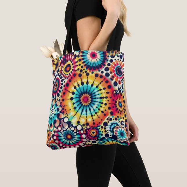 Bolso De Tela Tie Dye (Detalle)