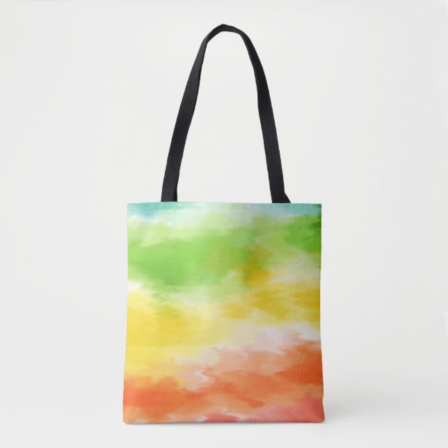 Bolso De Tela Tie Dye (Anverso)