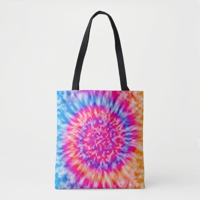 Bolso De Tela Tie Dye (Anverso)