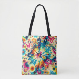 Bolso De Tela Tie Dye Pop Art