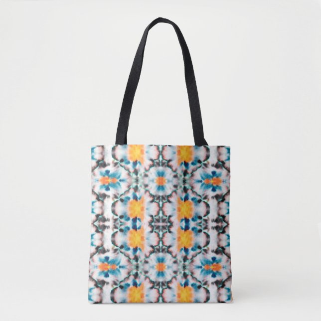 Bolso De Tela Tie Dye Seamless Pattern. Ethnic Abstract. Psyched (Anverso)