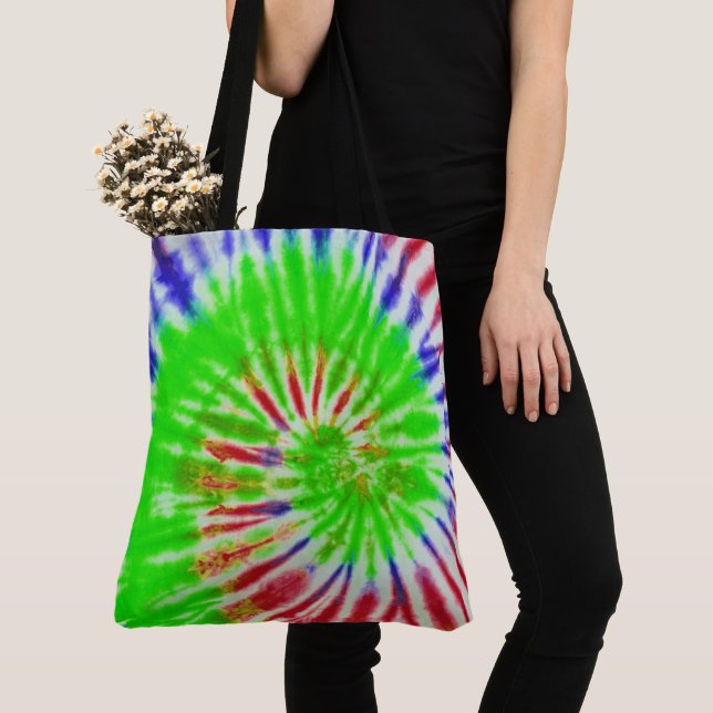 Bolso De Tela Tie Dye Tote Bag (Detalle)
