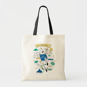 Bolso De Tela Tiempo de aventura Esbozo finn "Algebraic"