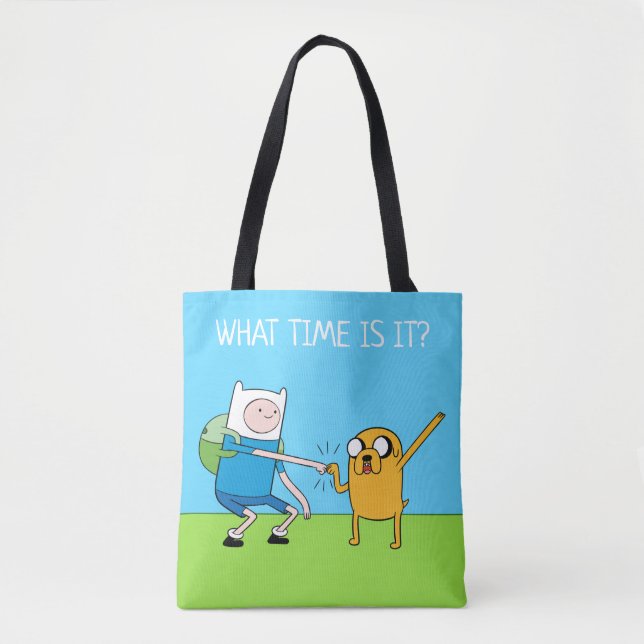 Bolso De Tela Tiempo de aventura | Finn & Jake Fist Bump (Anverso)