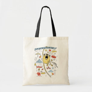 Bolso De Tela Tiempo de aventura Jake Sketch, "Fiesta"