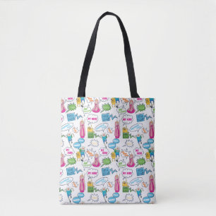 Bolso De Tela Tiempo de aventura Patrón de llamadas de caracte