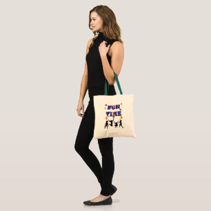 BOLSO DE TELA TIEMPO DE DIVERSIÓN