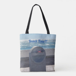 Bolso De Tela Tiempo de diversión - Tote de playa