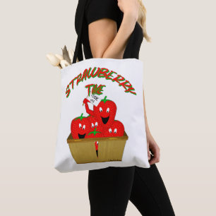 Bolso De Tela ¡Tiempo de fresa!