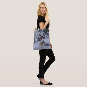 Bolso De Tela Tiempo de invierno......
