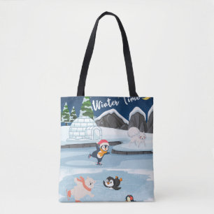 Bolso De Tela Tiempo de invierno