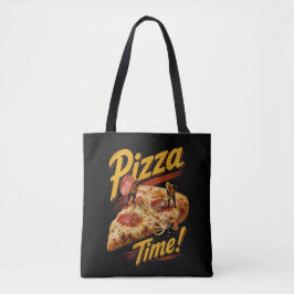 Bolso De Tela ¡Tiempo de Pizza!