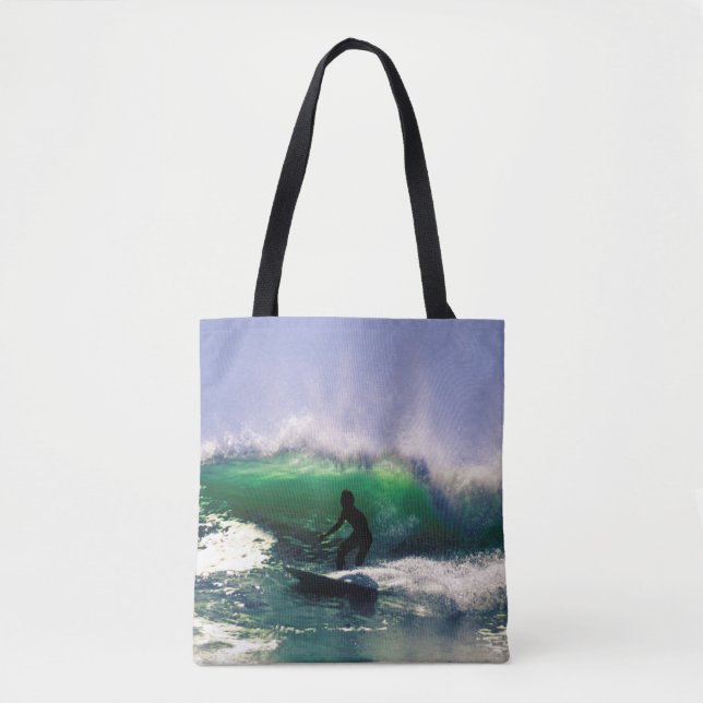 Bolso De Tela Tiempo de Surf (Anverso)