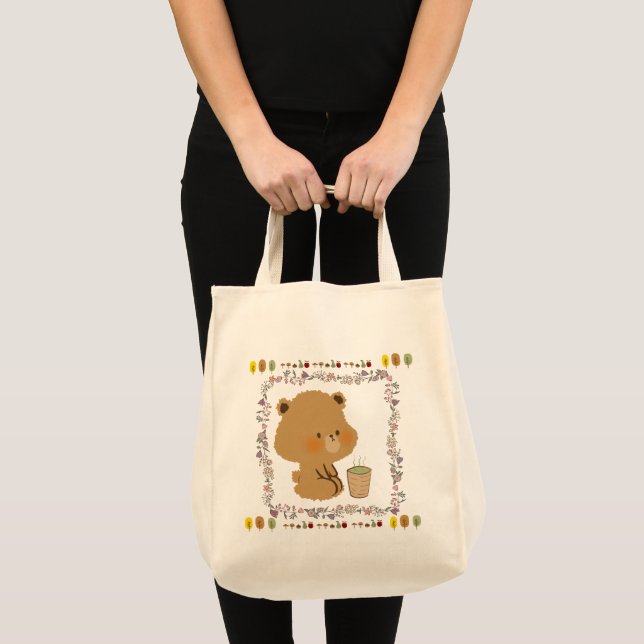 Bolso De Tela Tiempo de té del oso pequeño (Anverso (producto))