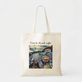 Bolso De Tela Tiempo de tomar café