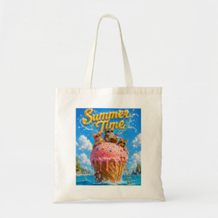 Bolso De Tela Tiempo de verano