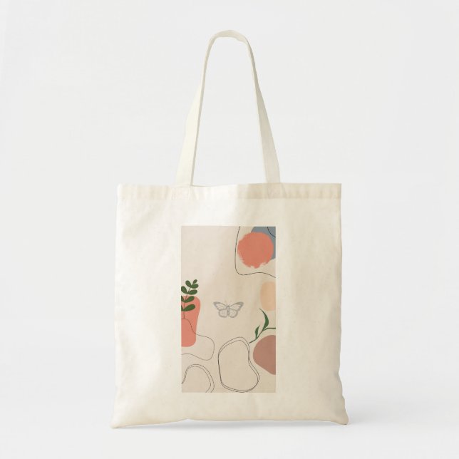 Bolso De Tela Tienda de algodón beige Tragetasche Jutetasche (Frente)