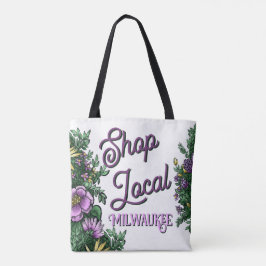Bolso De Tela Tienda de flores local, ciudad