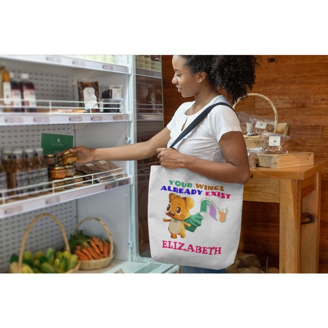 Bolso De Tela Tienes Alas Que Simplemente Volan Un Perro Pequeño (Subido por el creador)