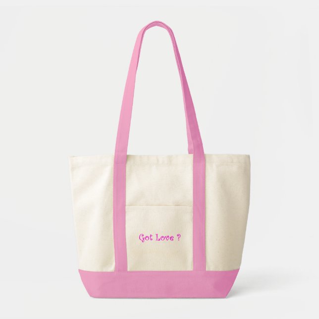 Bolso De Tela ¿Tienes amor? (Frente)