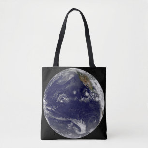 Bolso De Tela Tierra Con Tres Ciclones Tropicales En El Pacífico