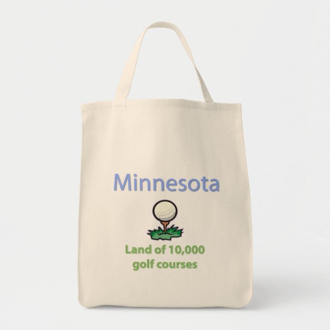 Bolso De Tela Tierra de 10.000 campos de golf (Frente)