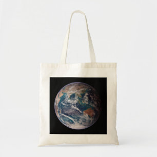Bolso De Tela Tierra de Mármol Azul (Hemisferio Oriental)