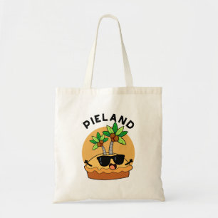 Bolso De Tela Tierra de tartas Isla divertida juego de palabras
