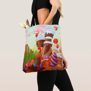 Bolso De Tela Tierra Del Chocolate