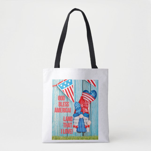 Bolso De Tela Tierra que amo (Anverso)