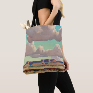 Bolso De Tela Tierras anchas del Navajo por Maynard Dixon