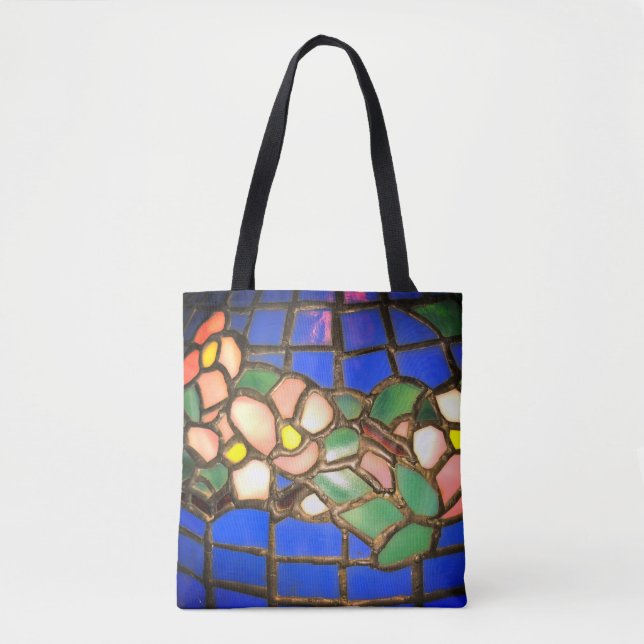 Bolso De Tela Tiffany Dogwood Stained Glass Tote Bag (Anverso)