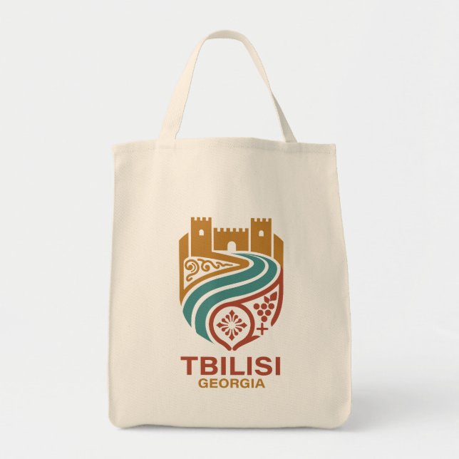 Bolso De Tela Tiflis Georgia (Frente)