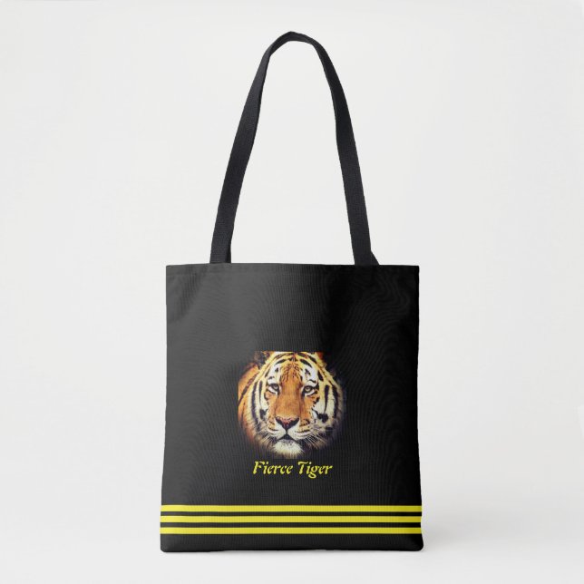 Bolso De Tela Tiger：Tote bag (Anverso)
