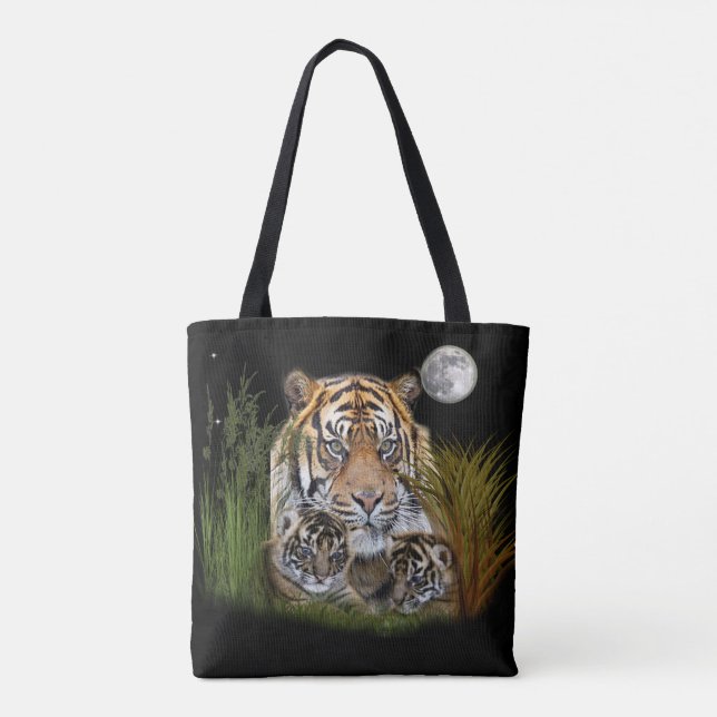 Bolso De Tela Tigre (Reverso)