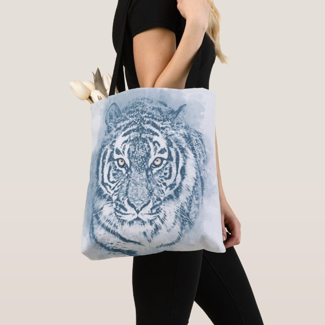 Bolso De Tela tigre (Detalle)