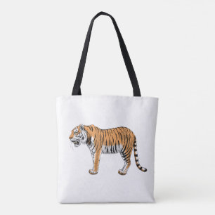 Bolso De Tela Tigre