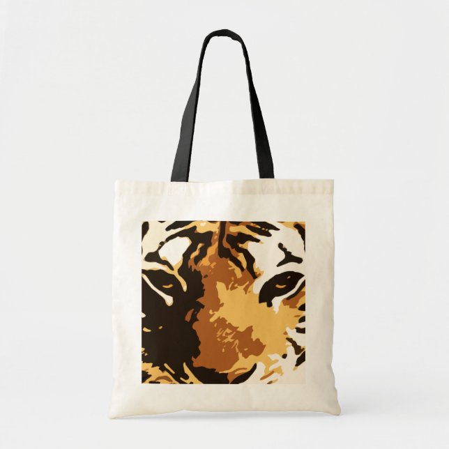 Bolso De Tela Tigre (Frente)