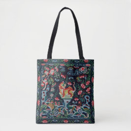 Bolso De Tela Tigre bebé de la dinastía Qing
