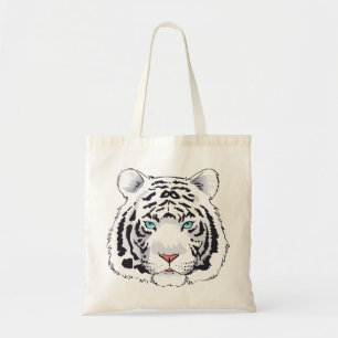 Bolso De Tela Tigre blanco