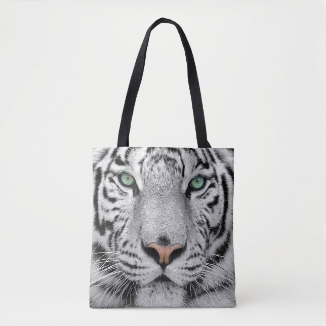 Bolso De Tela Tigre blanco (Anverso)